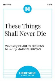 These Things Shall Never Die TTBB choral sheet music cover Thumbnail